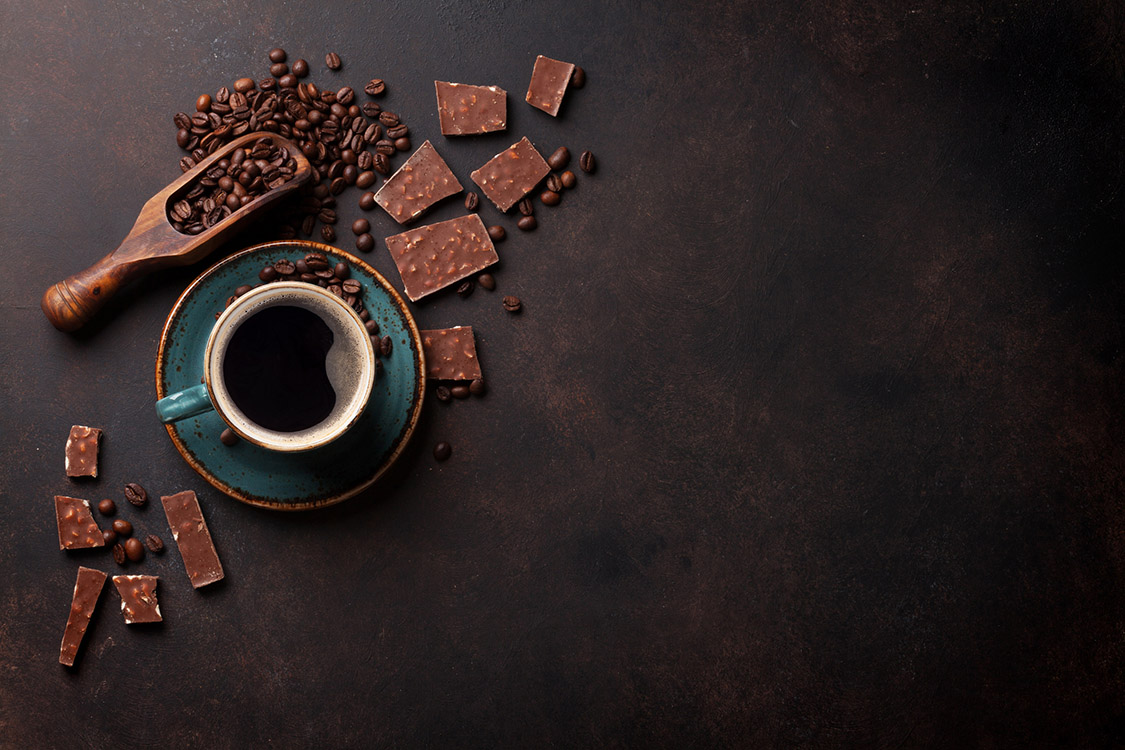 Receita de Café Coado com uma pitada de chocolate