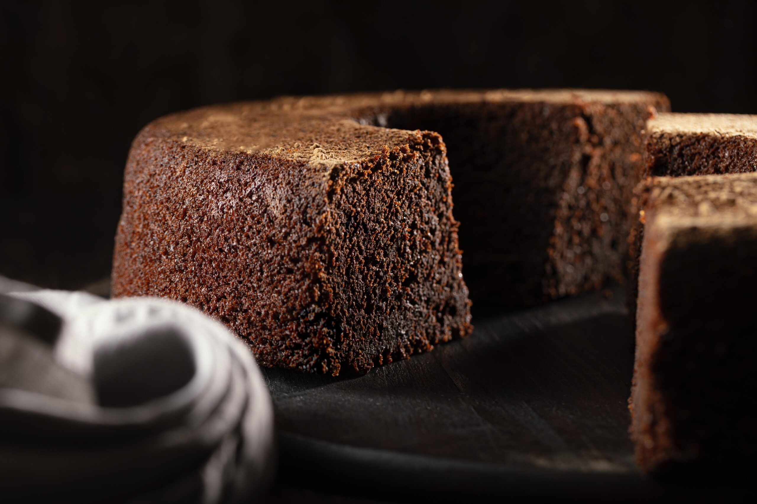 Bolo de Café com Cobertura de Chocolate