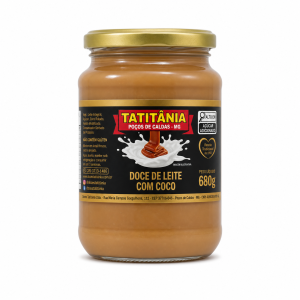 Doce de Leite com Coco Tatitânia Poços de Caldas 680g