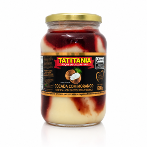 Cocada com Morango Tatitânia Poços de Caldas 680g