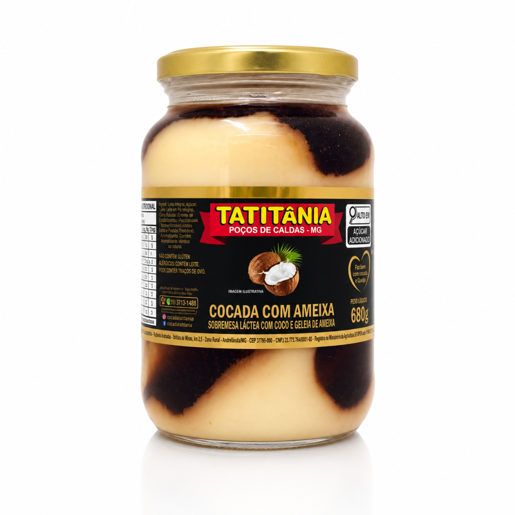 Cocada com Ameixa Tatitânia Poços de Caldas 680g
