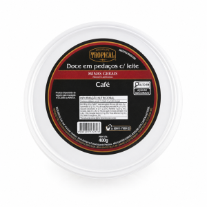 Doce em Pedaços com Leite Sabor Café Tropical Minas Gerais 400g