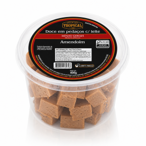 Doce em Pedaços com Leite Sabor Amendoim Tropical Minas Gerais 400g