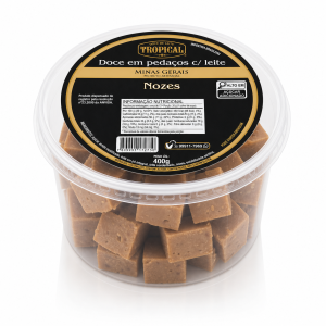 Doce em Pedaços com Leite Sabor Nozes Tropical Minas Gerais 400g