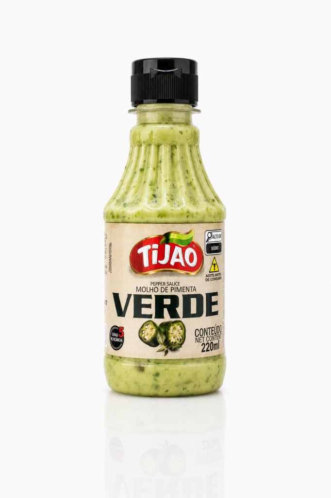 Molho de Pimenta Verde TiJao 220ml