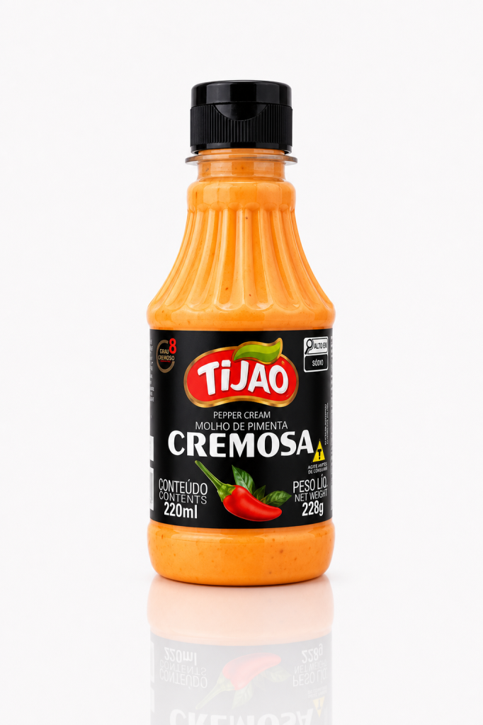 Molho de Pimenta Cremosa TiJao 220ml