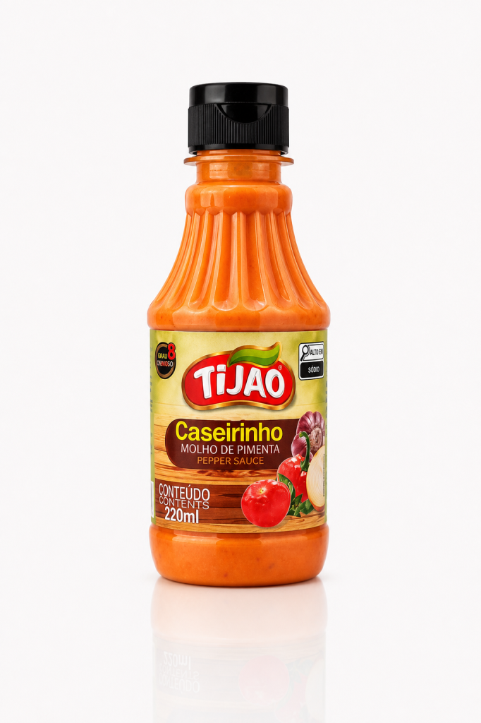 Molho de Pimenta Caseirinho TiJao 220ml