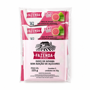 Doce de Goiaba Sem Açúcar Fazenda de Minas 125g (5 un.)