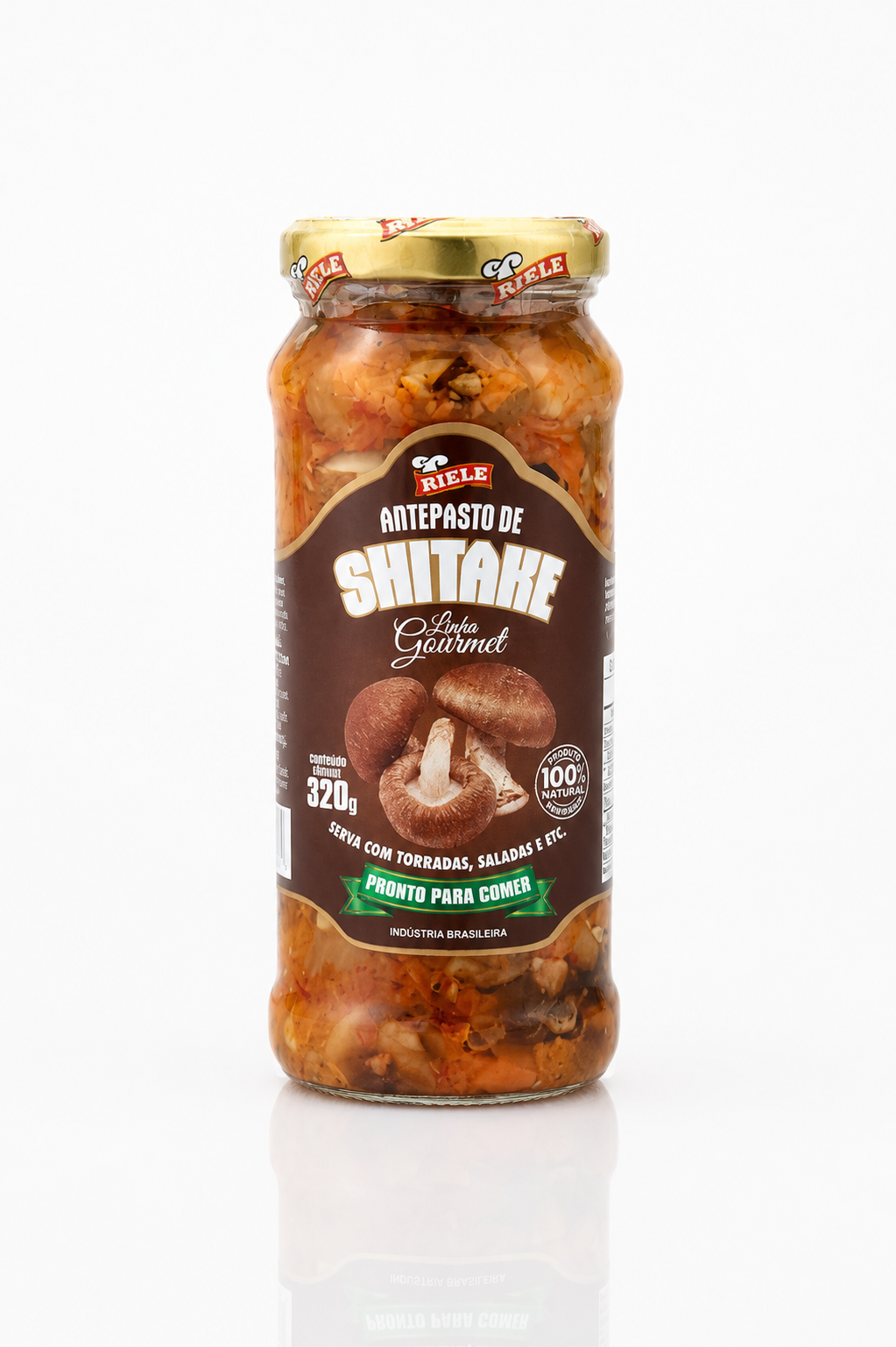 Antepasto de Shitake Linha Gourmet Riele 320g