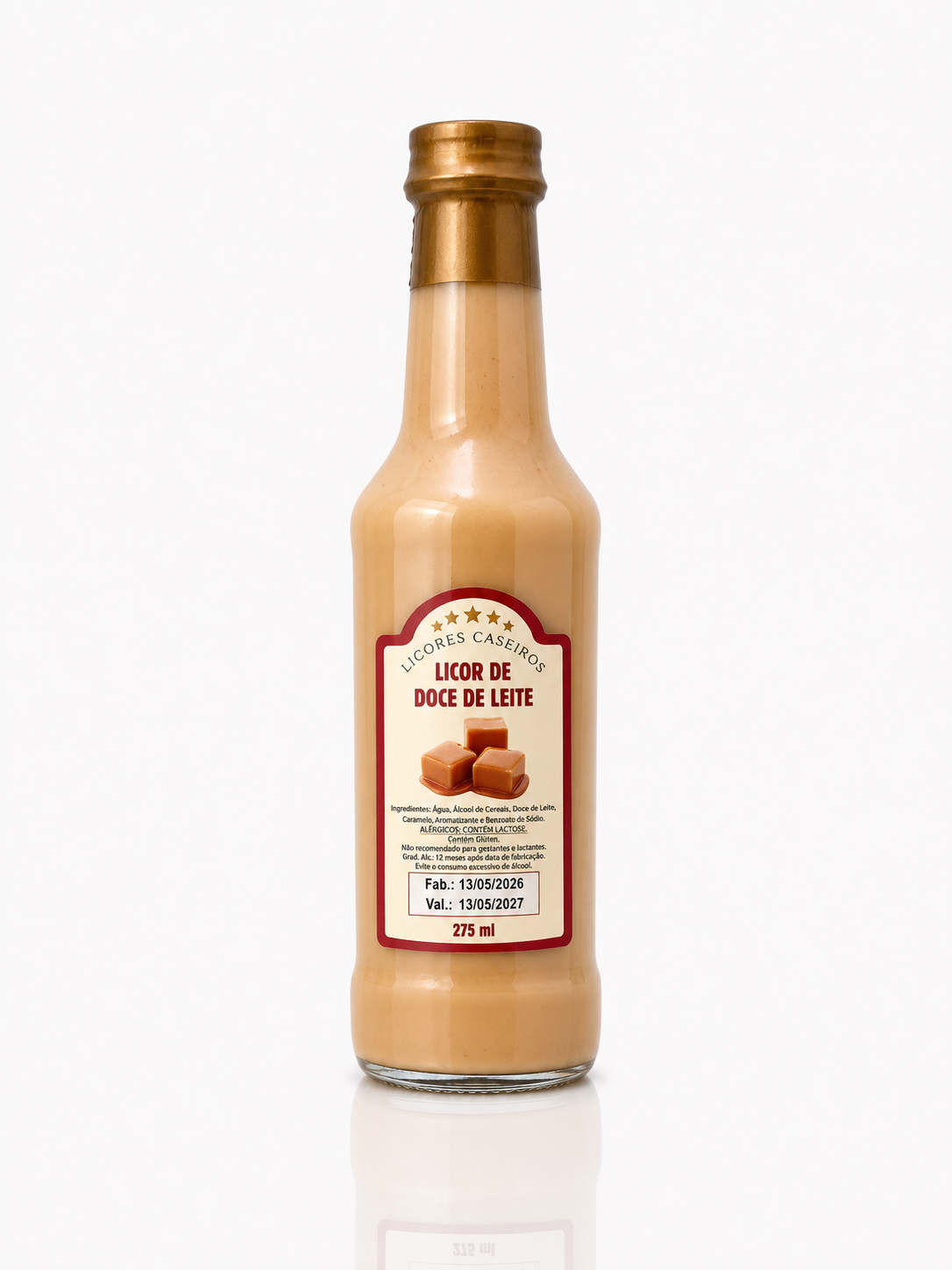 Licor de Doce de Leite Licores Caseiros 275ml