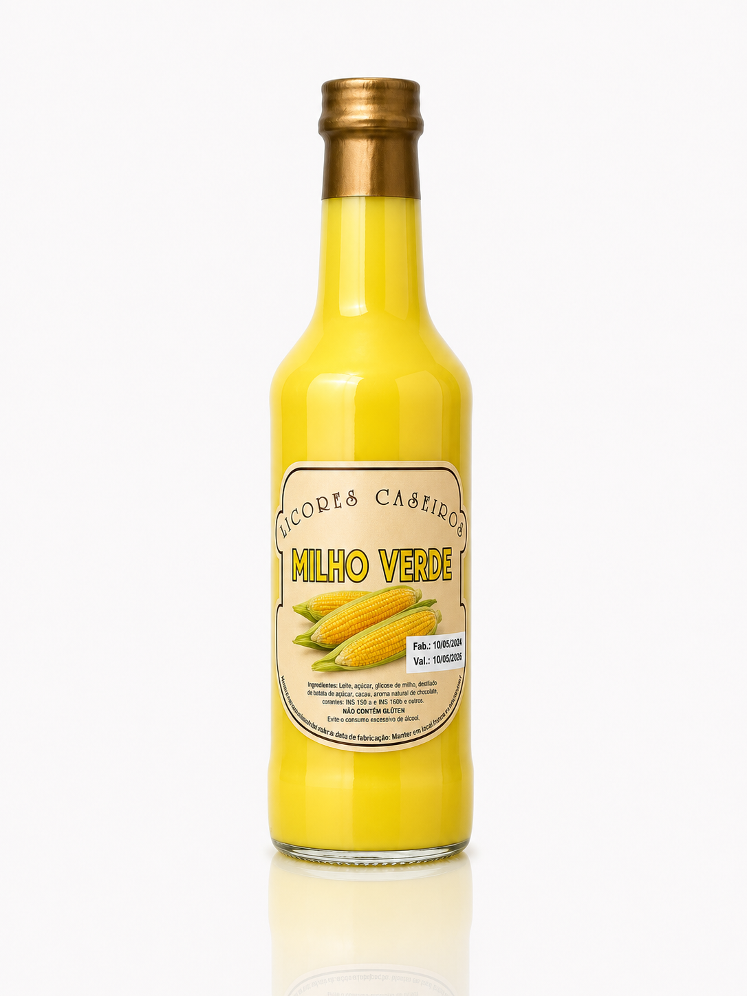 Licor de Milho Verde Licores Caseiros 275ml