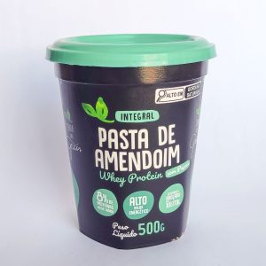 Pasta de Amendoim Whey Protein com Paçoca