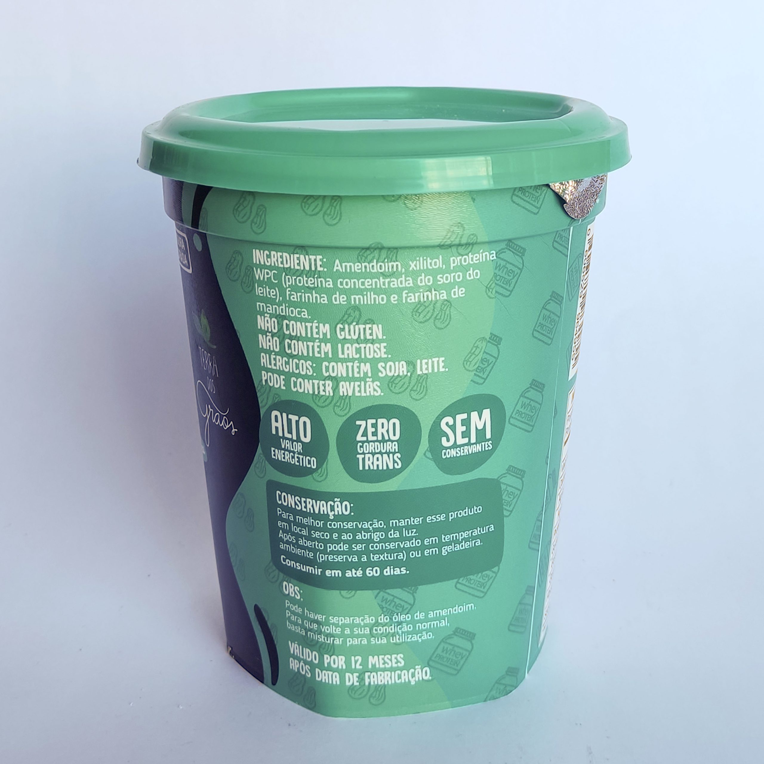 Pasta de Amendoim Whey Protein com Paçoca - Imagem 2