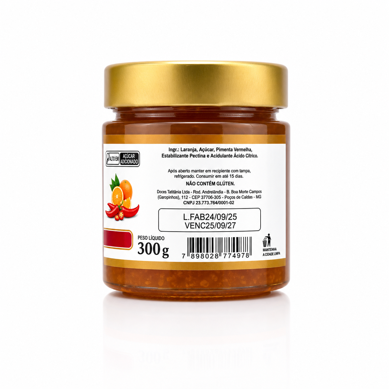 Bon Jelly Geleia de Laranja com Pimenta Tatitânia 300g - Imagem 2