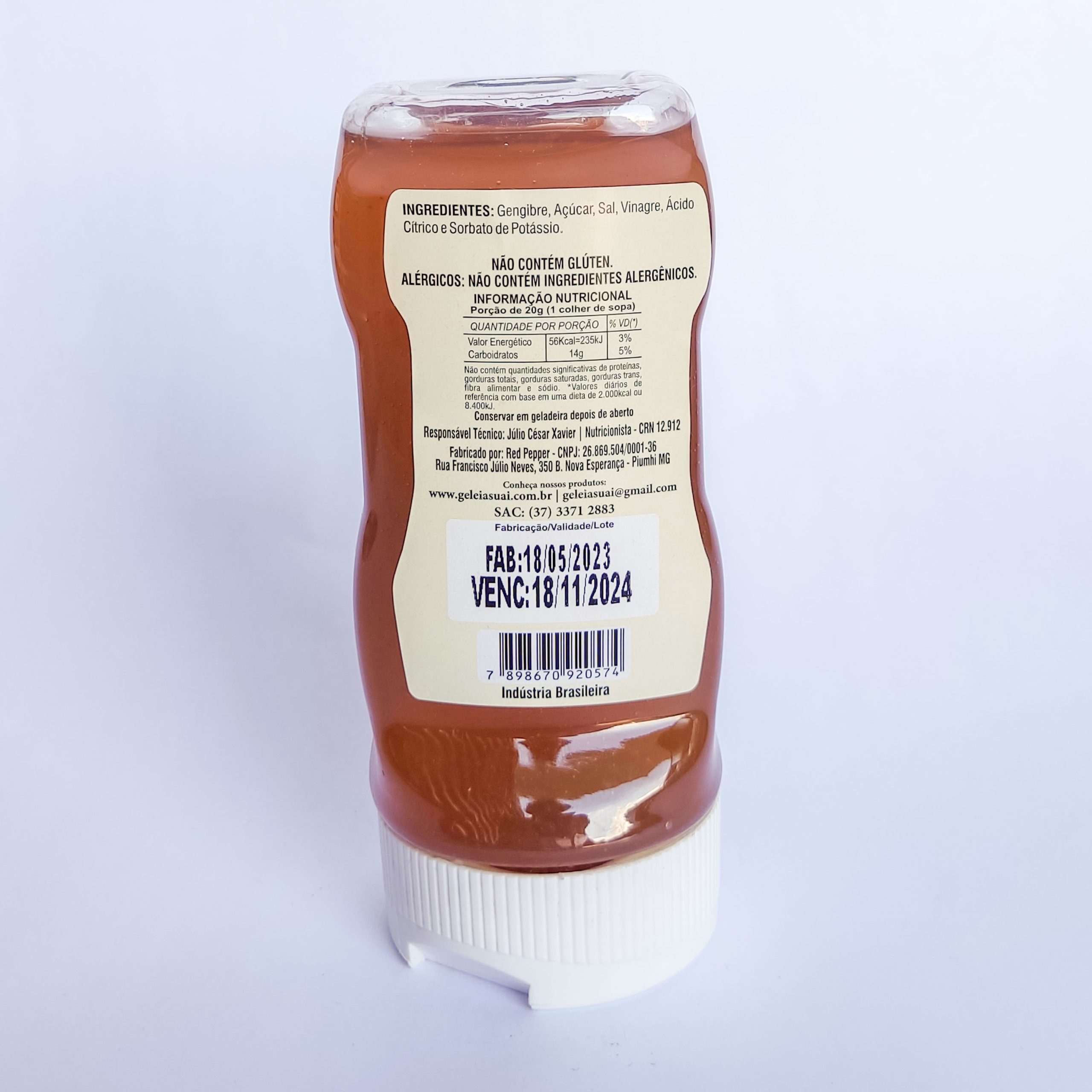 Geleia de Pimenta com Gengibre Uai 260g - Imagem 2