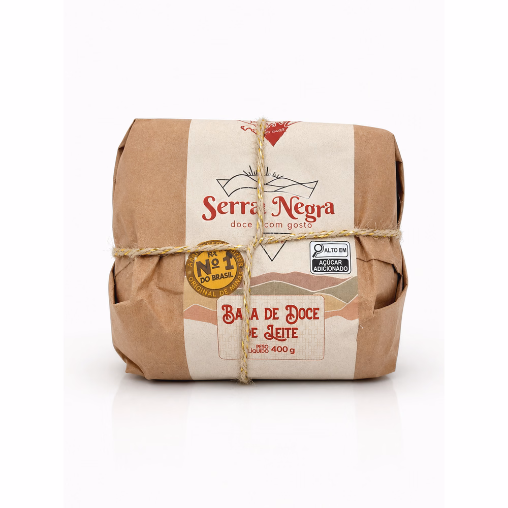 Bala de Doce de Leite Serra Negra 400g - bala de doce de leite artesanal Minas Gerais