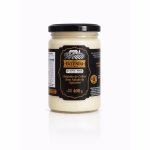Beijinho de Colher Sem Adição de Açúcares Fazenda de Minas 400g - beijinho de colher sem açúcar artesanal Minas Gerais