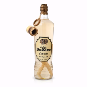 Cachaça DuXico Carvalho com Copa de Bambu Jacutinga-MG 38% Vol. 900ml - cachaça artesanal carvalho Jacutinga MG copa bambu presente