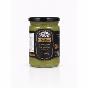 Cidra Ralada (Doce de Cidra) Sem Adição de Açúcares Fazenda de Minas 400g - cidra ralada sem açúcar