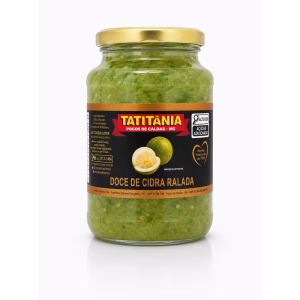Doce de Cidra Ralada Tatitânia - cidra ralada artesanal Minas Gerais confeitaria