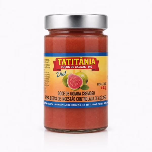 Doce de Goiaba Cremoso Diet Tatitânia - doce de goiaba cremoso diet sem açúcar Minas Gerais
