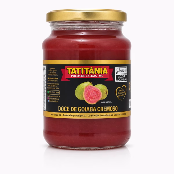Doce de Goiaba Cremoso Tatitânia - doce de goiaba cremoso artesanal Minas Gerais