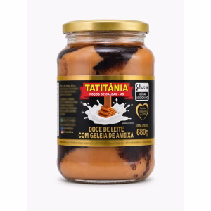 Doce de Leite com Geleia de Ameixa Tatitânia - doce de leite com geleia de ameixa artesanal Minas Gerais