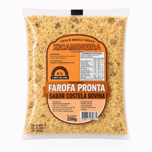 Farofa Pronta [Sabor a confirmar] Xicamineira 250g - farofa pronta artesanal Minas Gerais Xicamineira