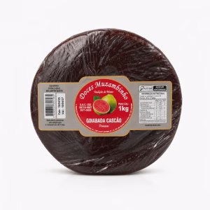 Goiabada Cascão Premium Doces Muzambinho 1kg - goiabada cascão artesanal Minas Gerais 1kg