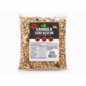 Granola Zero Açúcar Cranberry e Coco Terra Grãos - granola zero açúcar cranberry coco artesanal