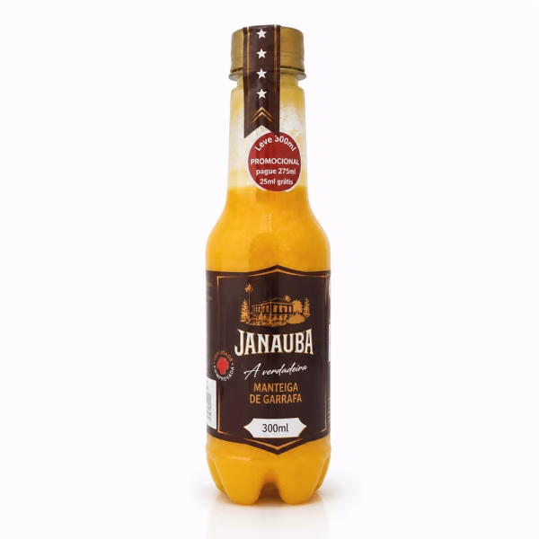 Manteiga de Garrafa Janaúba 300ml - manteiga de garrafa artesanal 300ml