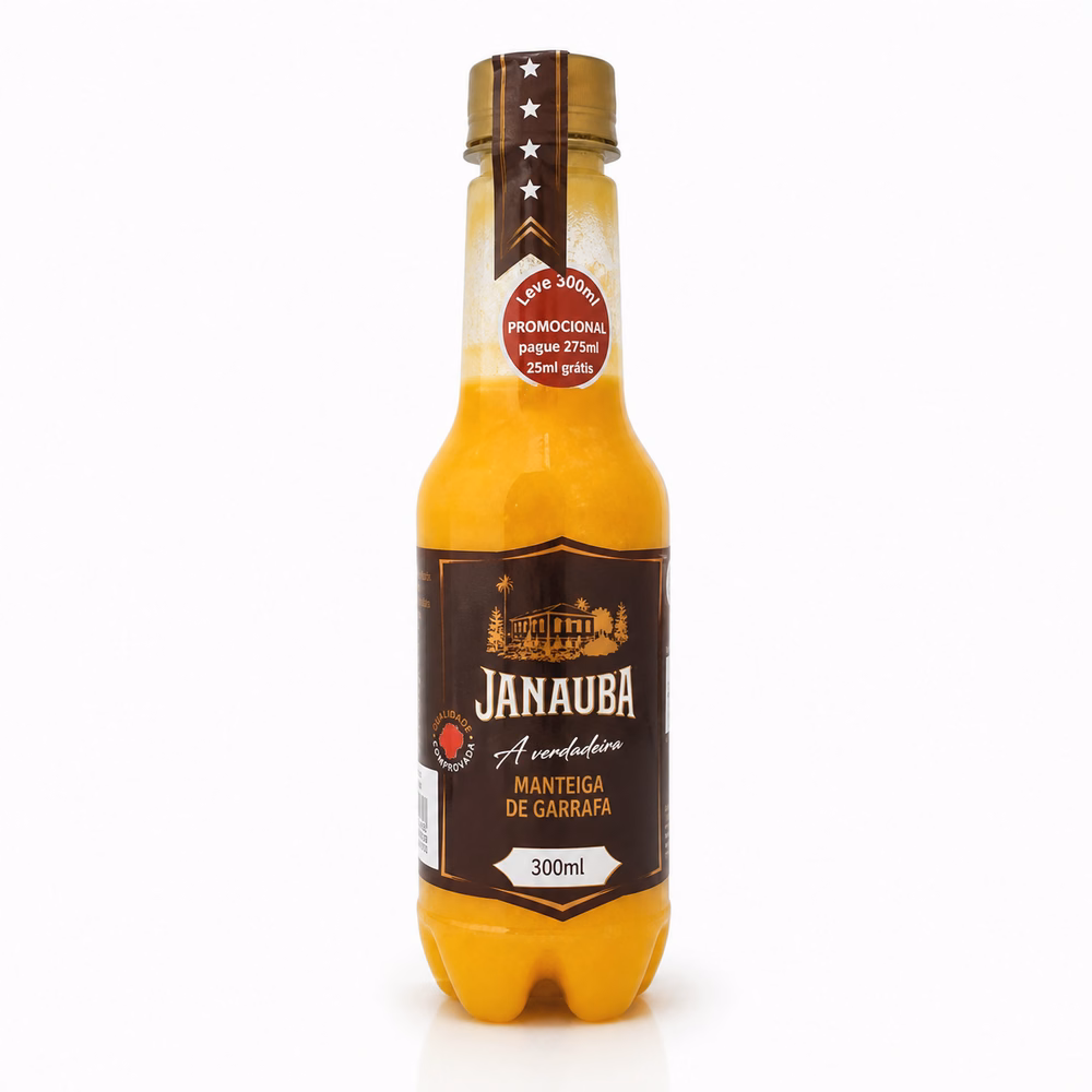 Manteiga de Garrafa Janaúba 300ml - manteiga de garrafa artesanal 300ml