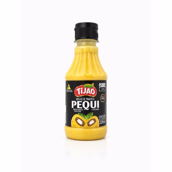 Molho de Pimenta Pequi TiJao Pepper Cream 220ml - molho de pimenta pequi artesanal Cerrado mineiro