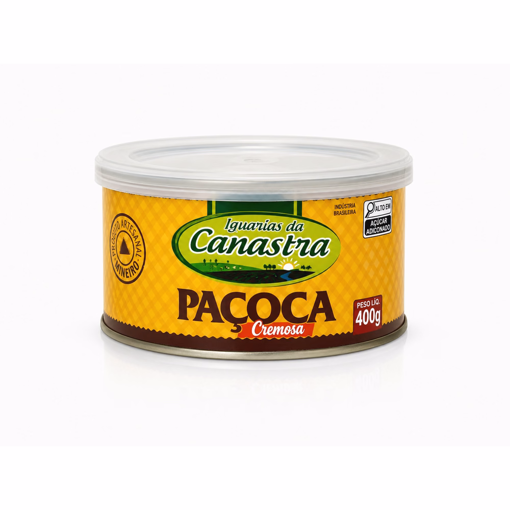Paçoca Cremosa Iguarias da Canastra 400g - paçoca cremosa artesanal Minas Gerais