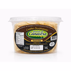 Queijo Tipo Coalho Desidratado Iguarias da Canastra 100g - queijo coalho desidratado chips artesanal Serra da Canastra